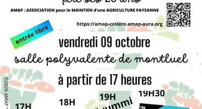 affiche 20 ans AMAP 